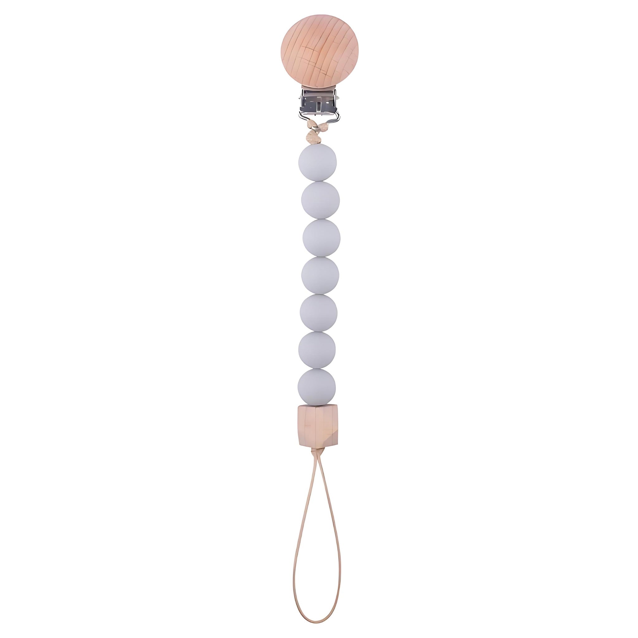 SnuggleClip - Speenkoord Grijs - Pure Luv