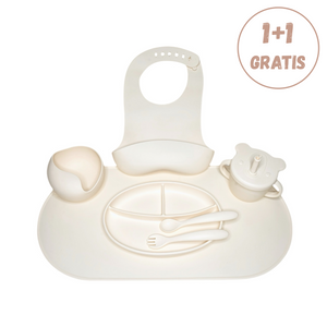 LittleBites Baby Servies Set Crème - Voor Baby's & Peuters