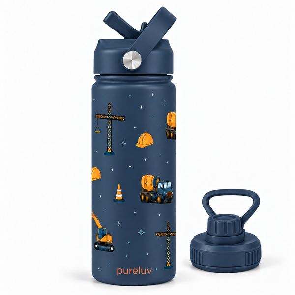 BuildSip - RVS Drinkfles Blauw | Pre-order – verzending vanaf 26 oktober