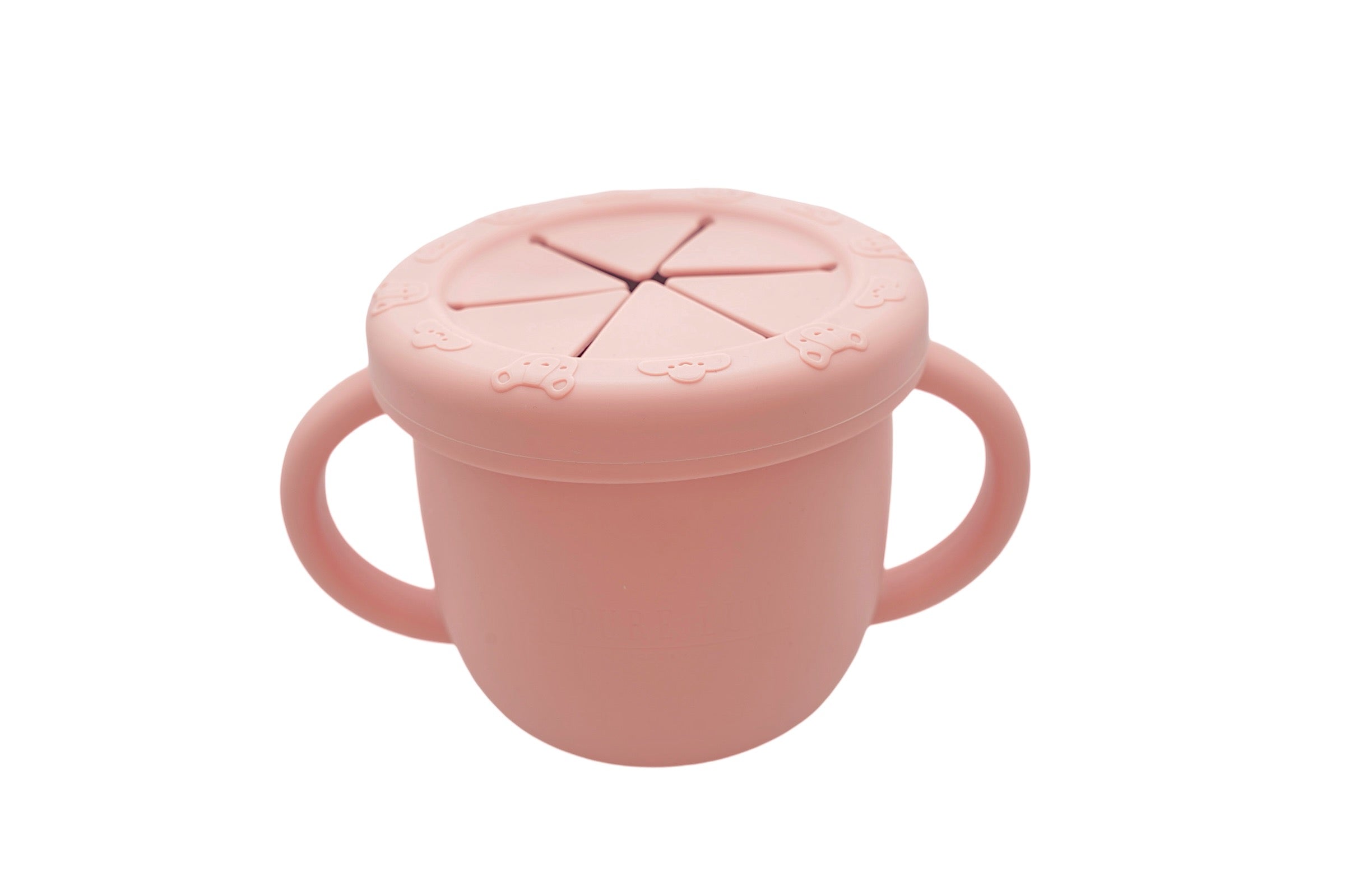 Sip & Snack 3-in-1 Beker Roze voor Peuters en Baby's – Drink, Snack & Rietjesbeker - Pure Luv