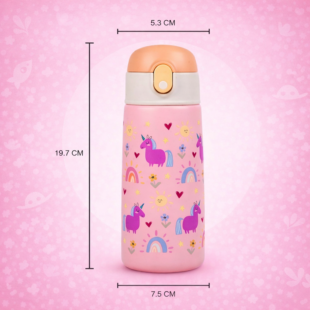 MagicSip – RVS Drinkfles voor kinderen met rietje