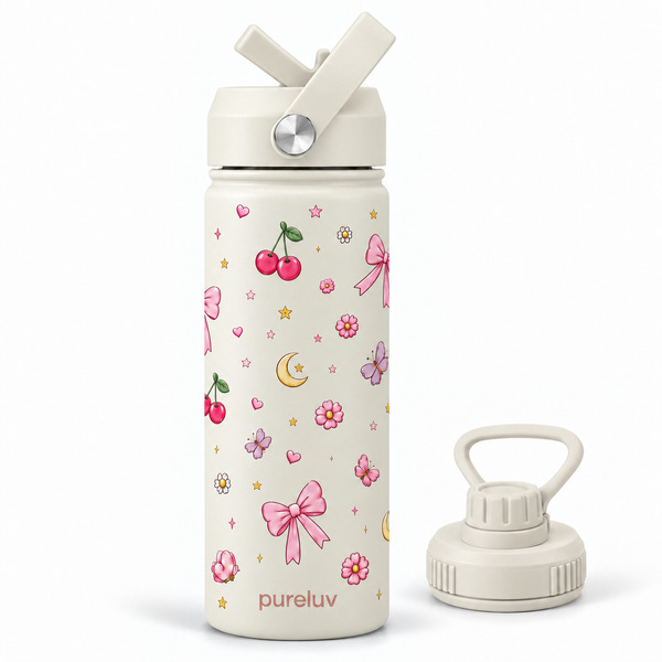 CherrySip - RVS Drinkfles Crème | Pre-order – verzending vanaf 26 oktober