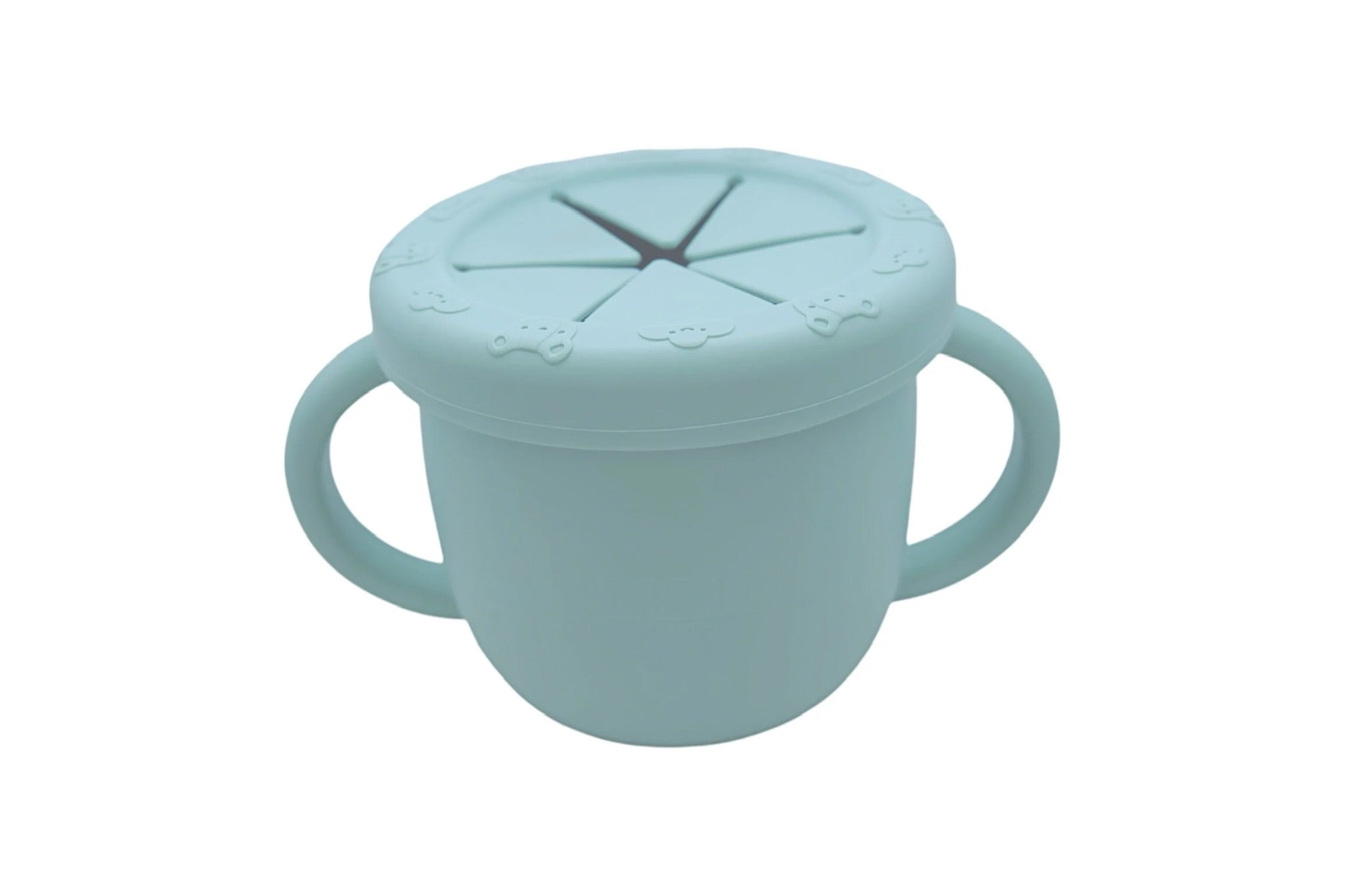 Sip & Snack 3-in-1 Beker Blauw voor Peuters en Baby's – Drink, Snack & Rietjesbeker - Pure Luv