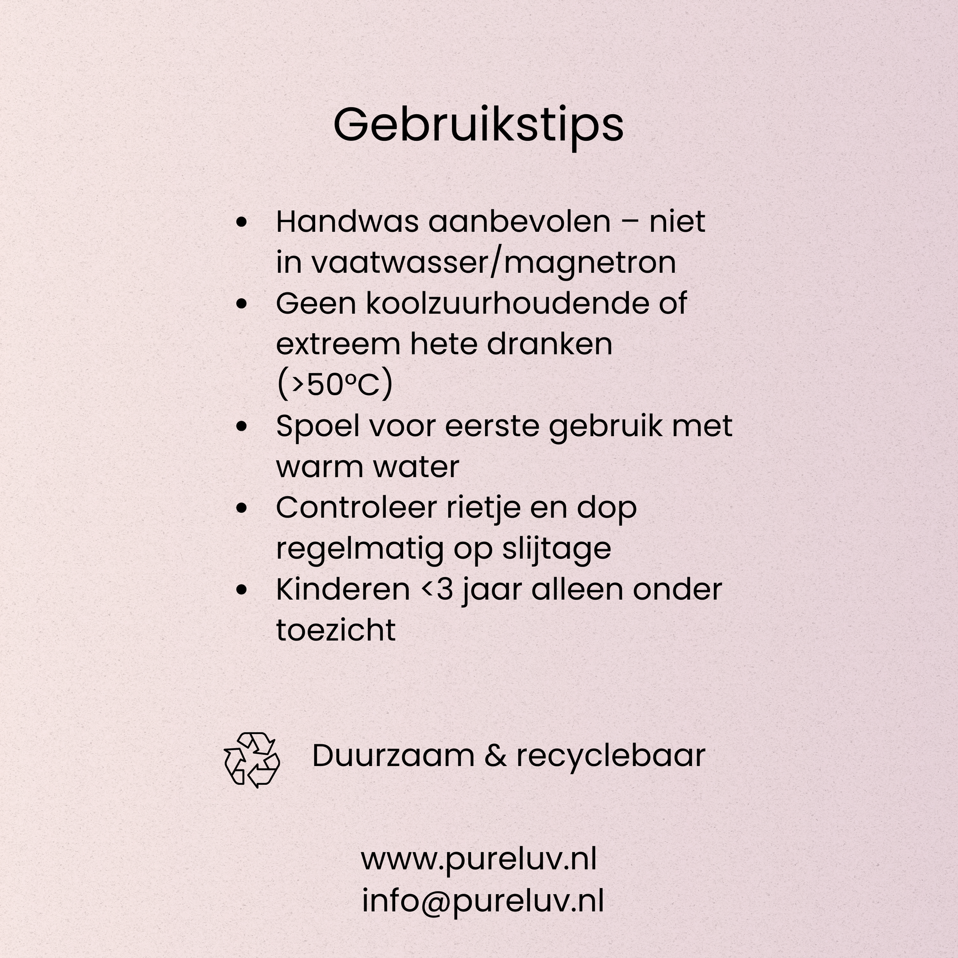 Extra info RVS Fles met rietje voor kinderen