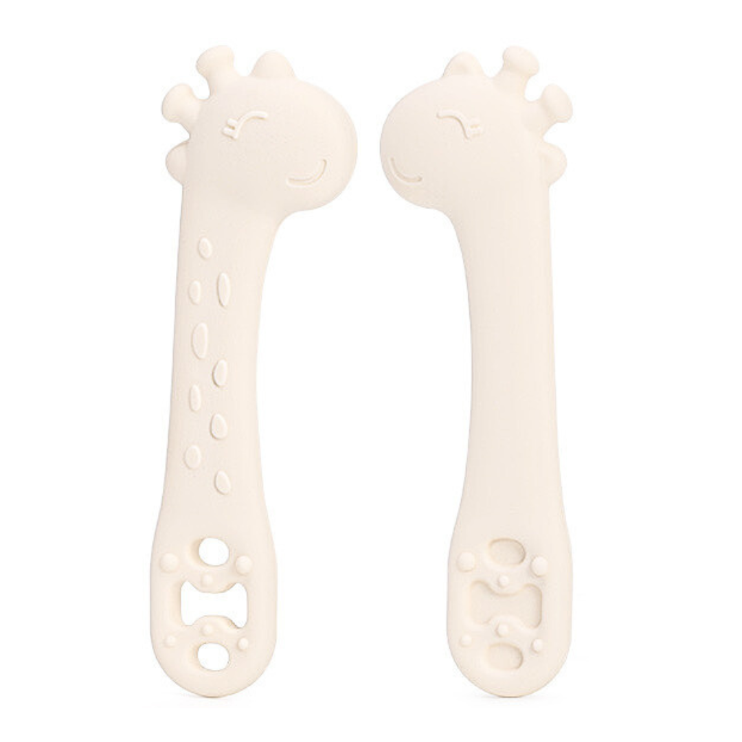 HappyGiraff Oefenlepel Crème voor Baby's - Pure Luv