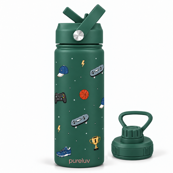 PlaySip - RVS Drinkfles Groen | Pre-order – verzending vanaf 26 oktober