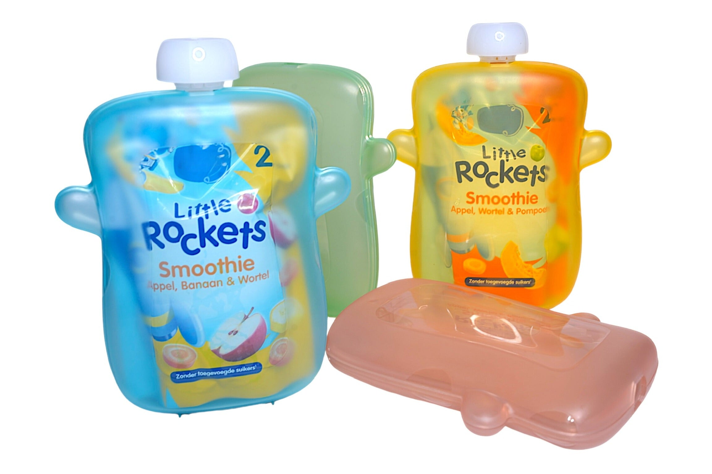 Happy Squeeze - Knijpfruit Anti-Mors Flesje Groen - Pure Luv