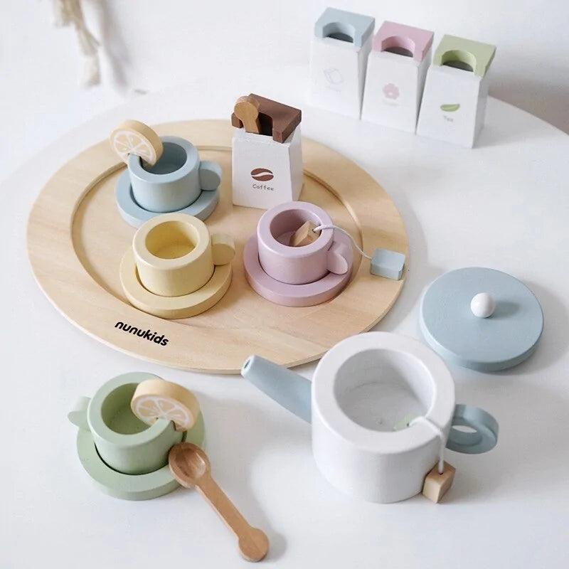 Little Tea Time Delight - Houten Theeservies Speelset - Pure Luv