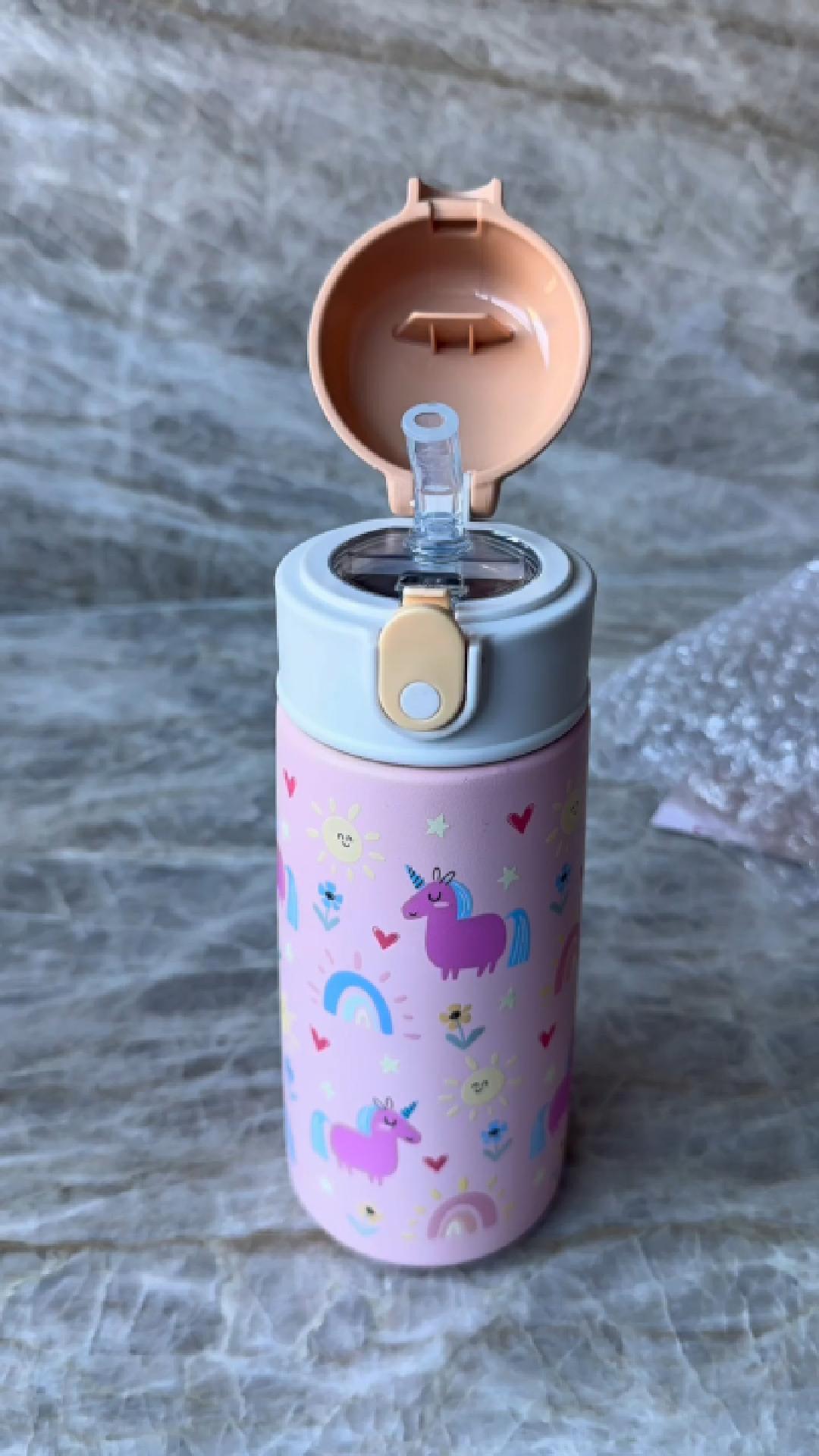 MagicSip – RVS Drinkfles voor kinderen met rietje